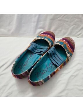 Blowfish Malibu Gloat Tribal Print Ballet Flats Size 8